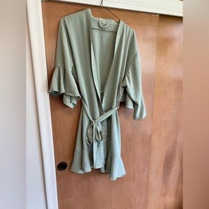 Green Getting Ready Robe